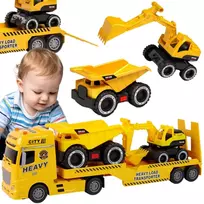 WOOPIE karavanas su statybinėmis transporto priemonėmis