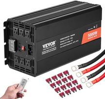 5000W Modifikuotos Sinusoidės Inverteris su LCD, 12V DC į 230V AC, Automobilinis Inverteris, Įtampos Keitiklis