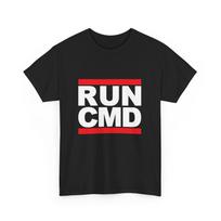 Run Cmd Marškinėliai Viršūnės T-shirt vyriški moteriški 100% medvilnė L