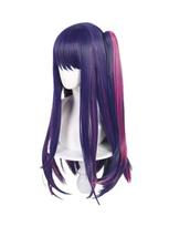 Anime Oshi No Ko Hoshino Ai Violetiniai Perukai Cosplay Galvos Apdangalas Mergaitė Lolita Arklio Uodega Karščiui Atsparūs Sintetiniai Perukai Aksesuarai Plaukai Blue-