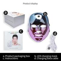 Įkraunama 7-in-1 LED veido kaukė Nešiojamas namų SPA prietaisas skaistesnei odai 1PCS