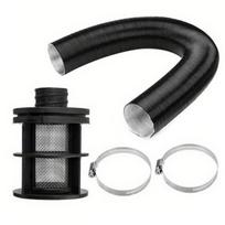 Automobilio stovėjimo šildytuvo oro filtro rinkinys Dyzelinio oro šildytuvo oro įleidimo filtro įleidimo vamzdžių jungties rinkinys Efektyvus šildytuvo filtras juoda