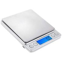 2kg/3kg/500g Daugiafunkcinės virtuvinės svarstyklės 0,1/0,01g Skaitmeninės virtuvinės svarstyklės Tikslus svėrimas Didelio tikslumo gramų svarstyklės LCD ekranas