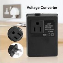 AC 110V/120V 50Hz/60Hz Įtampos keitiklis Konvertuoti Kelioninį maitinimo adapterį UK kištukas Juodas 200W / 300W 200w