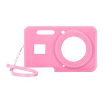 Kodak PIXPRO FZ55 skaitmeninio fotoaparato dėklas su dirželiu, plonas, priglundantis fotoaparato krepšys, fotoaparato korpuso dangtelis, lauko kelionių fotoaparato apsauginis dėklas rožinė