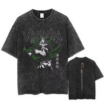 Anime BLEACH Urahara Kisuke Grafinis Spaudinys Marškinėliai Moteriški Marškinėliai Tee Harajuku Vyriški Skalbti Medvilniniai Marškinėliai S