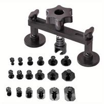 19 vnt./rinkinys Automobilio įlenkimų taisymo įrankis Fix 18 vnt. Traukiklių lipdukai Pašalinimas Traukimo tiltelis Traukikliai 19pcs/set juoda