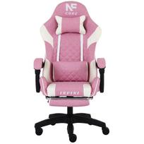 Žaidimų kėdė su pakoju INFINI Core Pink