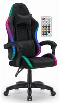 Ergonomiška žaidimų kėdė Hell’s Chair HC-1000 Black LED RGB