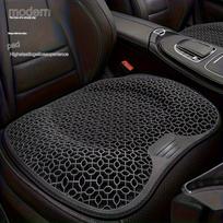 Tinkamas šešiakampis gelinis sėdynės pagalvėlė - kvėpuojanti ergonomiška pagalvėlė automobiliui ir biuro kėdei su aukščiausios kokybės gelio medžiaga visos dienos komfortui, slėgio mažinimui pilka spalva
