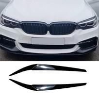 Automobilio priekinių žibintų antakiai vokeliai BMW 5 serijai G30 2017-2020 Žvilgsnio žibintų lempos lipdukai apdailos kėbulo komplektai