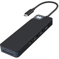 Hyper HyperDrive Flex 8 Port USB-C Hub, Black | HD4102BKGL