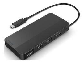 Lenovo | USB-C Dual Display Travel Dock w/o Adapter | 40B90000WW | Ethernet LAN (RJ-45) ports 1 | USB 3.0 (3.1 Gen 1) ports quantity 1 x USB-A 10Gbps