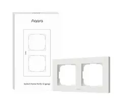 SMART SWITCH FRAME H2 (2-GANG)/WHITE FE-X01D-W AQARA