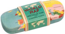 Akinių dėklas su servetėle WORLD MAP