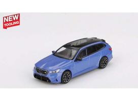 Mini GT Modeliukas 1/64 2024 BMW M5 (G99) Touring, Marina bay blue metallic (yra Sandėlyje)