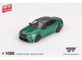 Mini GT Modeliukas 1/64 2024 BMW M5 (G90) Isle of Man, green metallic
