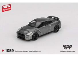 Mini GT Modeliukas 1/64 2013 Nissan GTR (R35) CRS Version, dark metal grey (yra Sandėlyje)