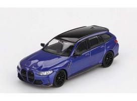 PRE-ORD3R Mini GT Modeliukas 1/64 2023 BMW M3 Touring Competition Portimao, blue metallic