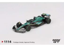 PRE-ORD3R Mini GT Modeliukas 1/64 2024 Aston Martin AMR24 #18 Lance Stroll Canadian GP, green/black