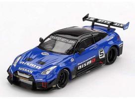 Mini GT Modeliukas 1/64 2025 Nissan GTR R35 LB-Silhouette Works GT, blue (yra Sandėlyje)