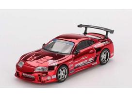 PRE-ORD3R Mini GT Modeliukas 1/64 2014 Toyota Supra (A80) Top Secret GT-300, red chrome