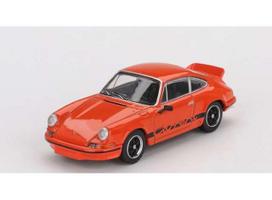 PRE-ORD3R Mini GT Modeliukas 1/64 1973 Porsche 911 Carrera RS 2.7 Tangerine, red