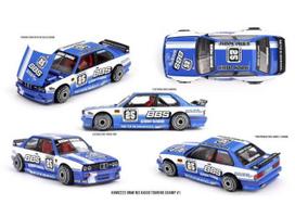 PRE-ORD3R Mini GT Modeliukas 1/64 1989 BMW M3 (E30) *Kaido Touring Chapm V1*, blue/white