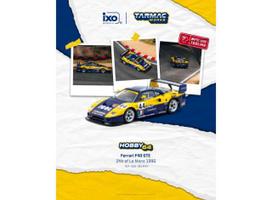PRE-ORD3R Tarmac Modeliukas 1/64 Ferrari F40 GTE #44 Luciano Della Noce/Anders Olofsson/Carl Rosenblad 24h of Le Mans, blue/yellow