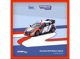 PRE-ORD3R Tarmac Modeliukas 1/64 2024 Hyundai i20 N Rally1 Hybrid #4 Esapekka Lappi/Janne Ferm, Rally Sweden Winner, various