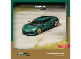 PRE-ORD3R Tarmac Modeliukas 1/64 Koenigsegg Gemera, green