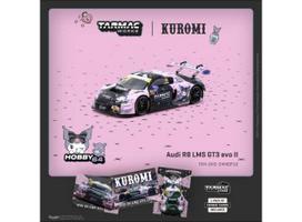 PRE-ORD3R Tarmac Modeliukas 1/64 2024 Audi R8 LMS GT3 evo II #10 Adderly FongMacau GT Cup - FIA GT World Cup Uno Racing, black/pink