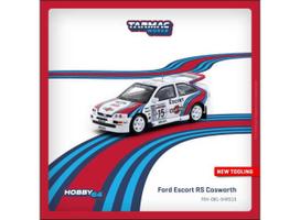 PRE-ORD3R Tarmac Modeliukas 1/64 1994 Ford Escort RS Cosworth #15 Malcolm Wilson/Bryan Thomas WRC Rallye Sanremo, white/red/blue