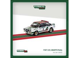 PRE-ORD3R Tarmac Modeliukas 1/64 1978 Fiat 131 ABARTH Rally, #4 Markku Alén/Ilkka Kivimäki Rallye de Portugal - Vinho do Porto Winner, white/green/red