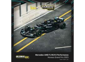 PRE-ORD3R Tarmac Modeliukas 1/64 2023 Mercedes-AMG F1 W14 E Performance #44Monaco Grand Prix, black