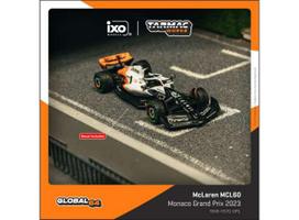 PRE-ORD3R Tarmac Modeliukas 1/64 2023 McLaren MCL60 #81 Oscar Piastri Monaco Grand Prix, white/orange/black