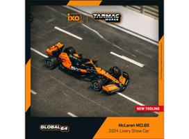 PRE-ORD3R Tarmac Modeliukas 1/64 2024 McLaren MCL60 Livery Show Car, orange/black