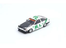 PRE-ORD3R Inno64 Modeliukas 1/64 Toyota Sprinter Trueno AE86 *Keiichi Tsuchiya* Limited Edition, green/white