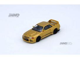 PRE-ORD3R Inno64 Modeliukas 1/64 Nissan Top Secret BNR32 GT-R (650R), gold