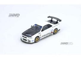 PRE-ORD3R Inno64 Modeliukas 1/64 Top Secret R34 GT-R, white