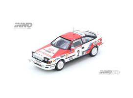 PRE-ORD3R Inno64 Modeliukas 1/64 Toyota Celica GT-Four (ST165) Winner Rally Monte Carlo 1991 C. Sainz / L. Moya, white/red