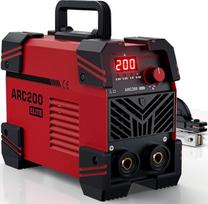 ARCCAPTAIN ARC200 elektrodų suvirinimo aparatas, 200 A IGBT nuolatinės srovės MMA inverterinis suvirinimo aparatas su patikima kampų apsauga, karšto paleidimo funkcija, apsauga nuo prilipimo, lanko jėga