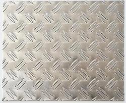 Bestell-Dein-Blech Metalinė aliuminio gofruota plokštė Duet 2,5/4,0 mm storio - neslystanti plokštė / protektoriaus plokštė, išpjauta iš aliuminio lakšto / gofruotos plokštės / valcuotos / natūralios / išpjautos pagal matmenis