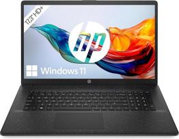 HP nešiojamasis kompiuteris su 17,3 colių HD+ ekranu, "Intel Celeron N4500120", 8GB DDR4 RAM, 256GB SSD, "Intel UHD Graphics", "Windows 11", QWERTZ klaviatūra, juodas