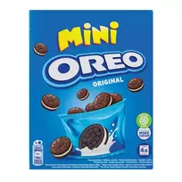 Kakaviniai sausainiai su vanilės skonio įdaru OREO, 160 g