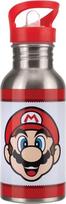 Paladone Super Mario Metal Water Bottle with Straw