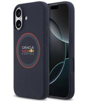 Mėlynas dėklas Apple iPhone 17 telefonui "Red Bull Silicone Red Ring MagSafe Case"