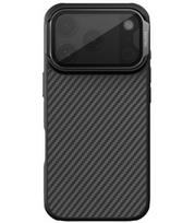 Juodas dėklas Apple iPhone 17 Pro telefonui "Nillkin CarboProp Aramid Magnetic Case"
