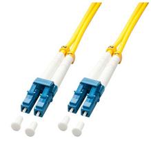 Pluoštinis Kabelis - LINDY LC/LC Pluošto Optinis Kabelis 9/125µm, Vieno Modo OS2 LS0H, 15m, Geltonas, Juodas