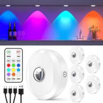 Willed įkraunamos USB LED lemputės su nuotolinio valdymo pultu, 6vnt.
